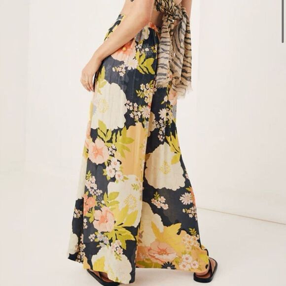 Spell & The Gypsy Tyler Wide Leg Viscose Pants Size XXS - Picture 2 of 10